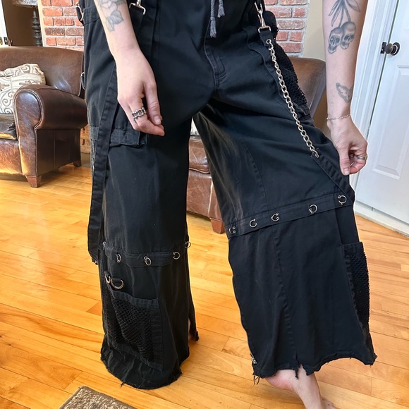 TRIPP NYC Wide Leg Baggy Chain Pant - Picture 2 of 16